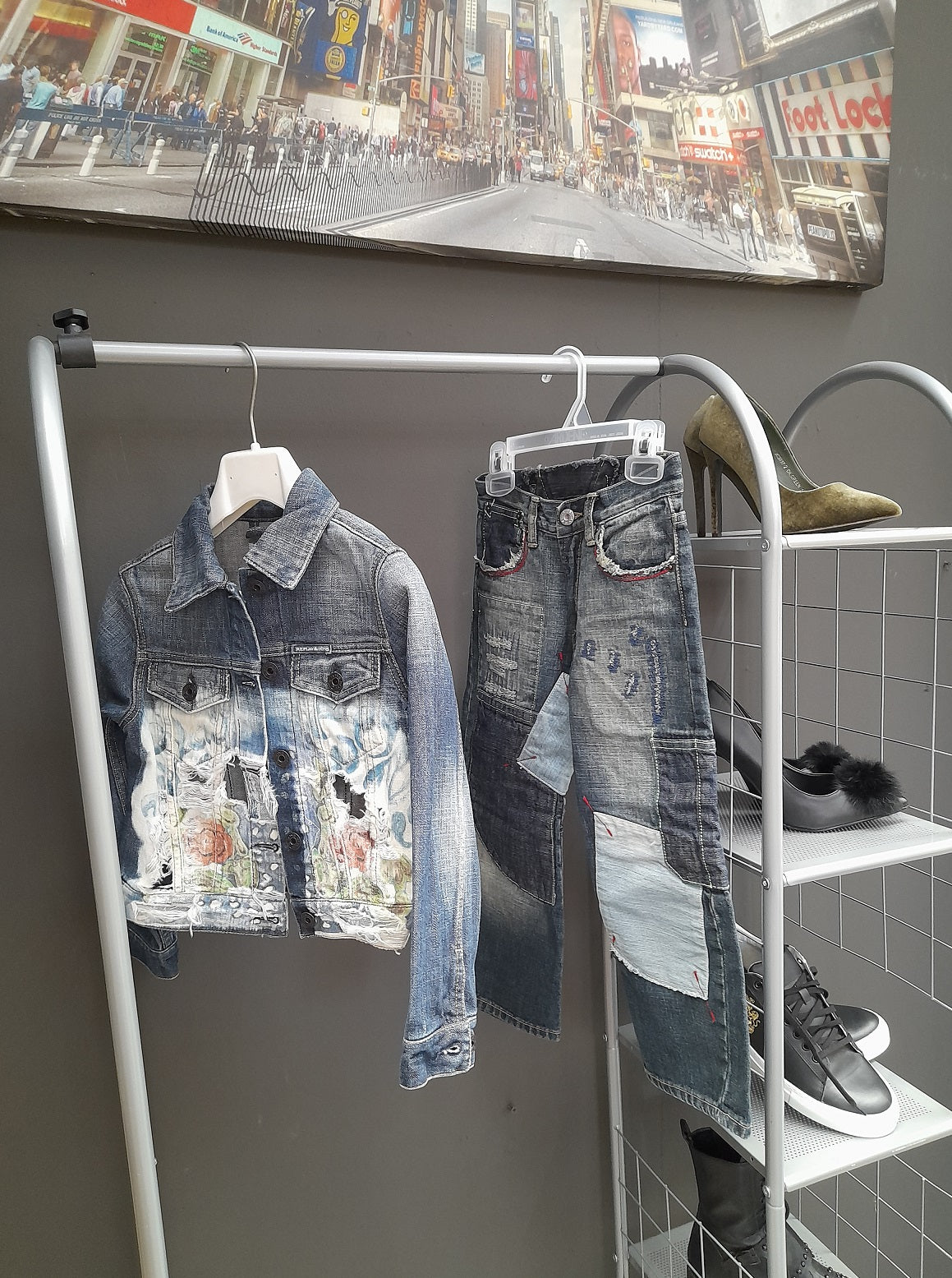 REPLAY & SONS completo jeans bambino