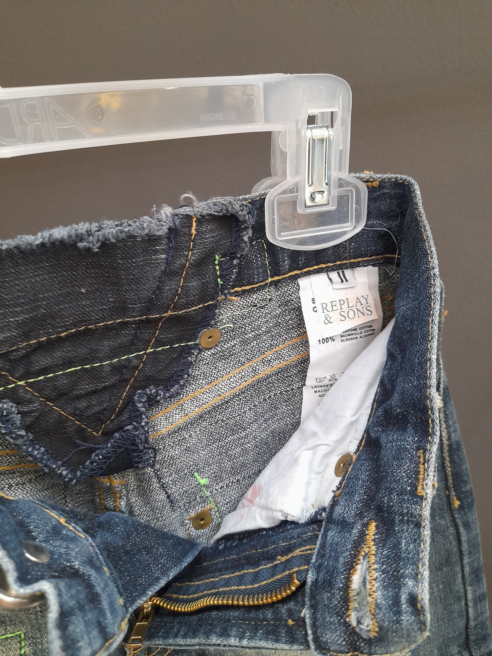 REPLAY Gemy Jeans Skinny Per Bambine E Ragazze In Denim Power Stretch Nero