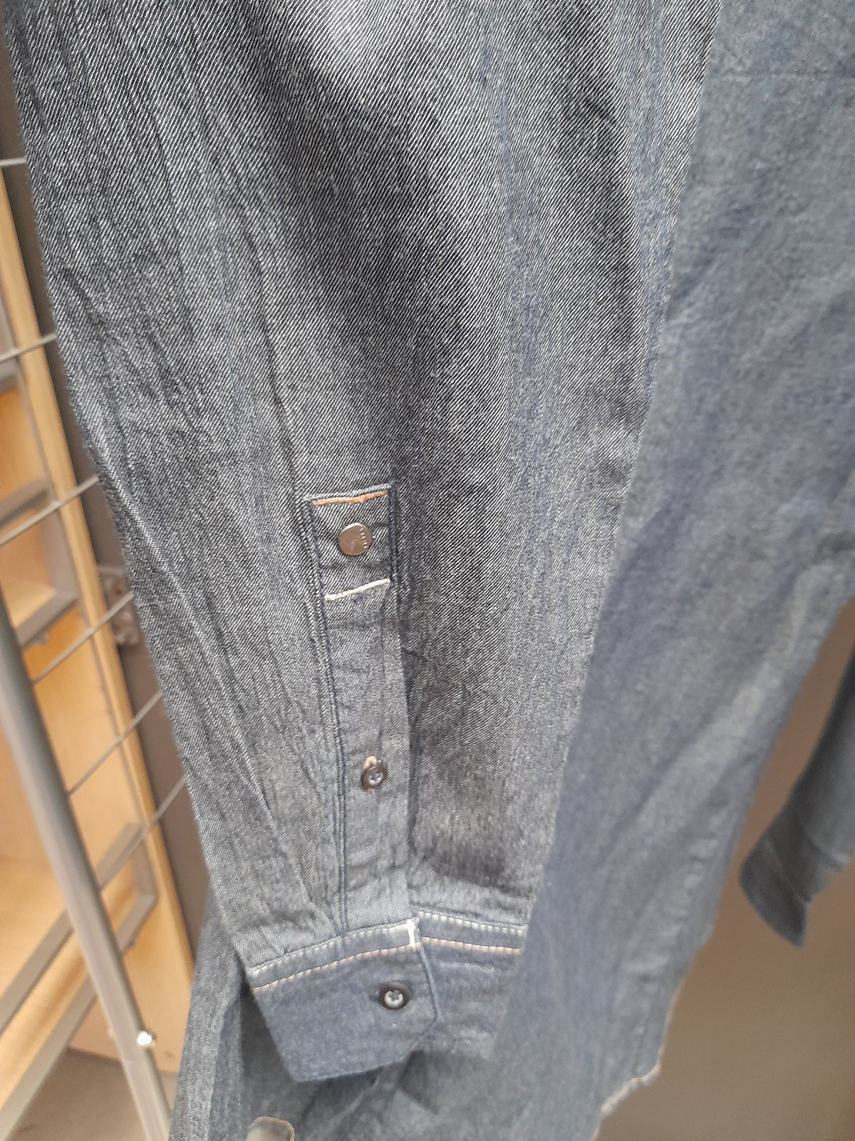 SISLEY camicia uomo jeans
